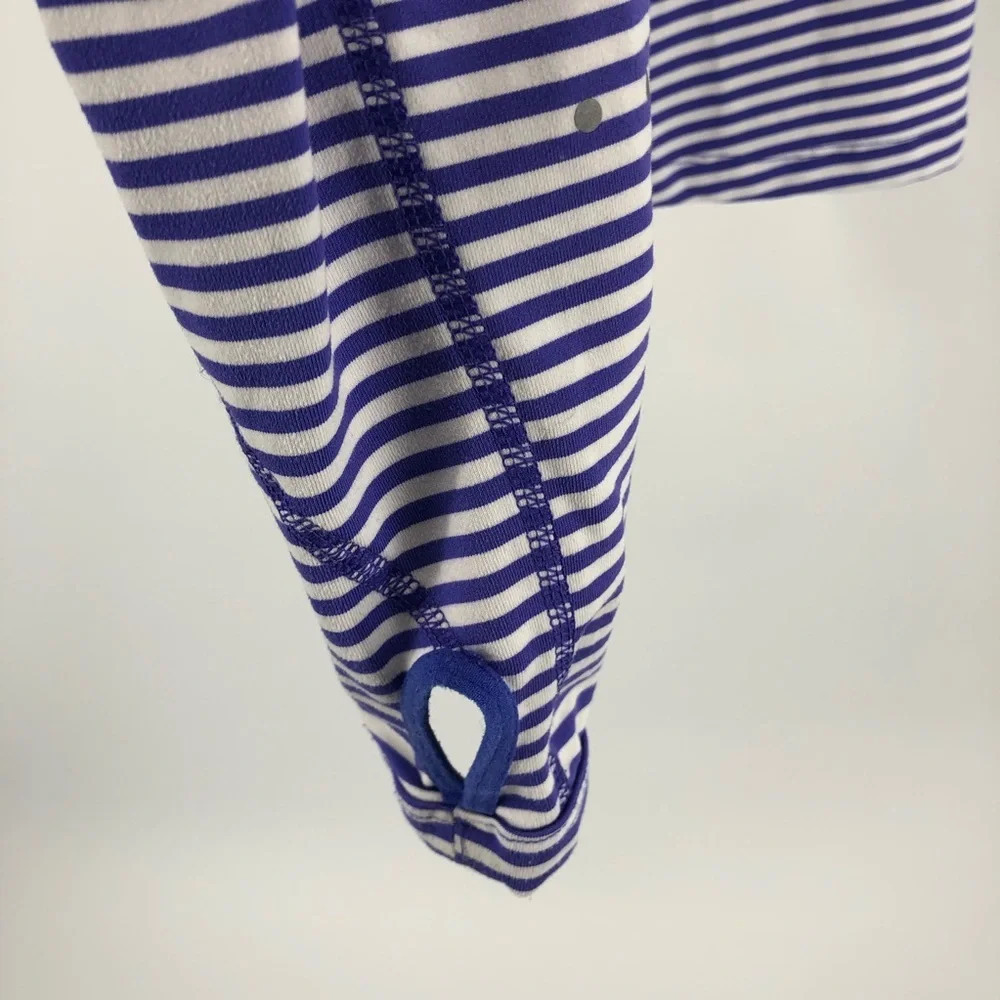 Nike Running striped long-sleeved dri fit shirt S - Picture 4 of 5